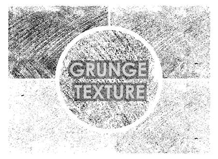 set of dark wall grunge textures with different number of spots on transparent background. Texture of old poster background. Vectorのイラスト素材