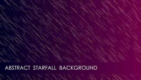 Horizontal star fall light abstract background with space sky, cover, site presentation in HD format. UI template layout for web design of internet products. Vector bannerのイラスト素材