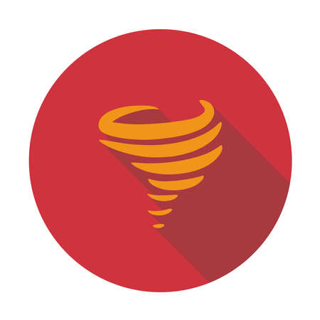 Hurricane icon with shadow. Vector.のイラスト素材