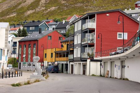 Honningsvag, Nordkapp Municipalityのeditorial素材
