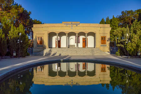Zoroastrian fire temple in the city of Yazd in Iranのeditorial素材