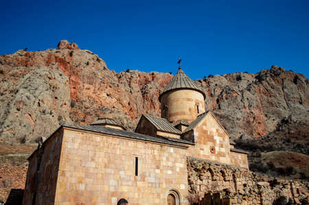 Saint John the Baptist (Surb Karapet) church of the Noravank monastery in the south of Armeniaの写真素材