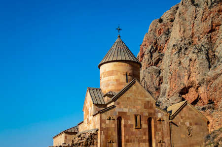 Surb Karapet (Saint John the Baptist) church of the Noravank monastery in Armeniaの写真素材