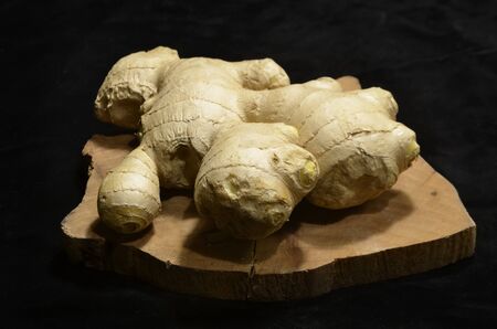 fresh juicy spicy ginger rootの写真素材