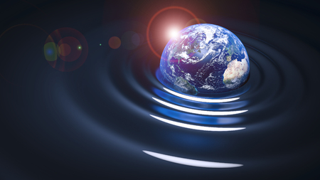 gravity wave on Earth - our blue planet