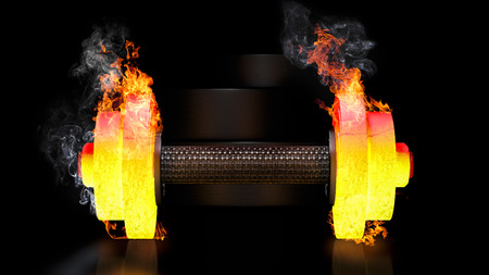 power heavy excersiseの写真素材