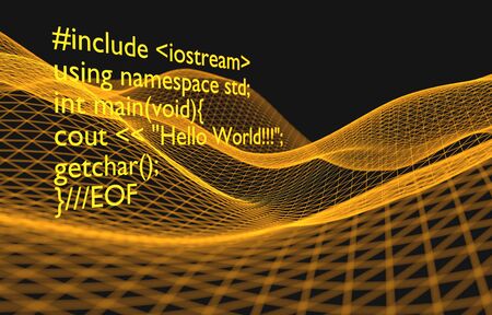 Wireframe - a skeletal three-dimensional model in which only lines and vertices are represented 3d...