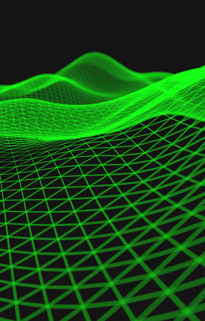 Wireframe - a skeletal three-dimensional model in which only lines and vertices are represented 3d...
