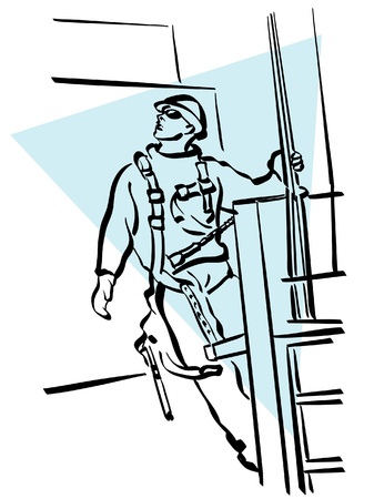 construction workerのイラスト素材