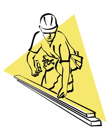 construction workerのイラスト素材