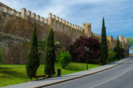Spain, Toledo outside wall of the cityのeditorial素材