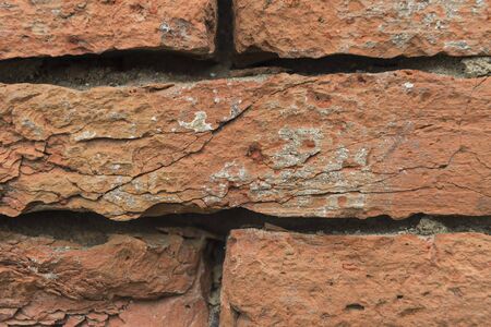 bricks which form a reddish background