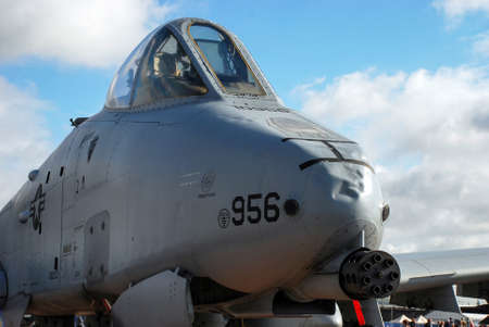 A Fairchild-Republic A-10C Thunderbolt Warthog attack aircraft
