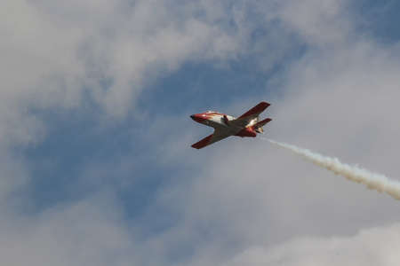 The Spanish Patrulla Ãguila (Eagle Patrol) aerobatic display team