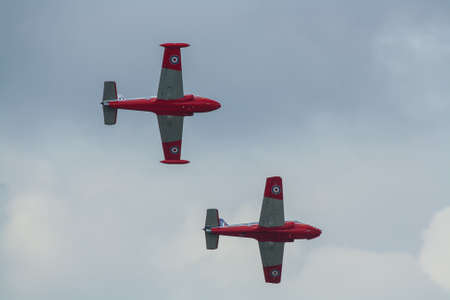 A BAC Jet Provost trainer aircraft