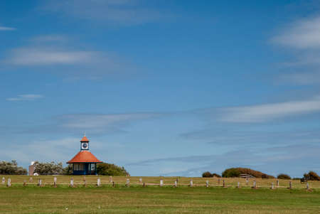 The seaside town of Frinton-on-Sea in Essex, UKの写真素材