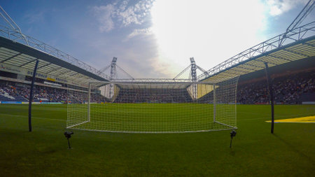 Deepdale stadium is the home of Preston North End Football Clubのeditorial素材