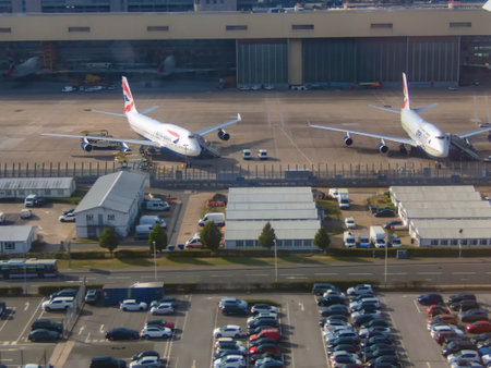 British Airways aircraft at London Heathrow airport
