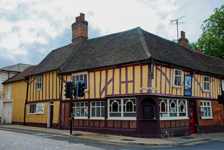 The Spread Eagle pub in Ipswich, Suffolk, UKのeditorial素材