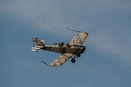 A replica Junkers CL1 ground attack aircraft from World War Iのeditorial素材