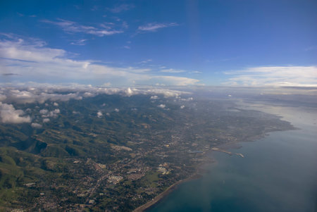 The coastline of Cebu in the Philippinesの写真素材