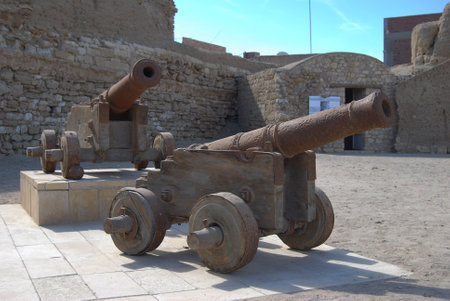 The 16th century fort at El Quseir in Egyptのeditorial素材