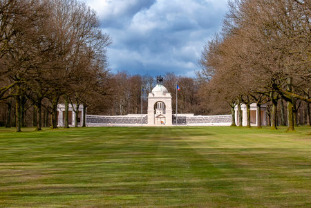 The Delville Wood South African National Memorial on The Somme, Franceのeditorial素材