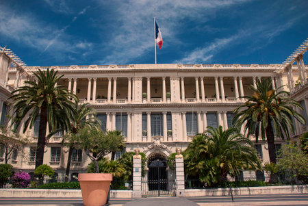 The Palais de Justice in Nice, Franceのeditorial素材