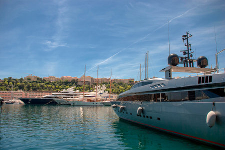 View of Hercules Port, Monte Carloのeditorial素材