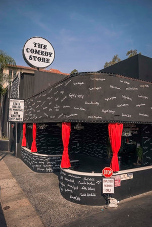 The Comedy Store on Sunset Boulevard, Hollywoodのeditorial素材