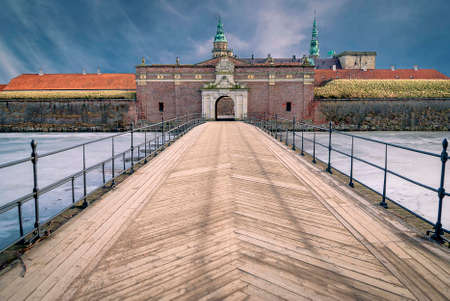 Kronborg Castle in Helsingor, Denmark was immortalized as Elsinore in William Shakespeare's play Hamletのeditorial素材