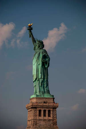 The Statue of Liberty on Liberty Island in New York