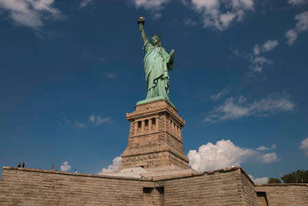 The Statue of Liberty on Liberty Island in New York