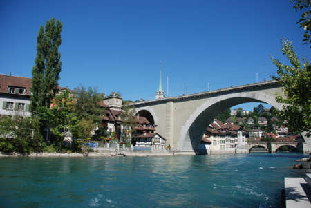 The Nydegg Bridge in the old town, Bern in Switzerland