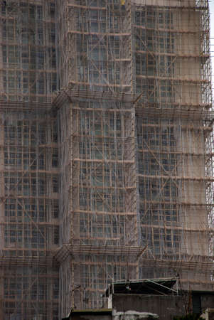 Bamboo scaffolding has been used in Hong Kong since the 1800s and can still be seen in the city...