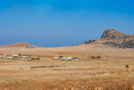 The site of the Battle of Isandlwana between the British Army and Zulus that took place on 22nd...