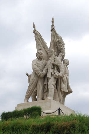 The memorial near Kalach on Don where Russian forces finally surround the German army in November 1942 during fighting on the Eastern Frontのeditorial素材