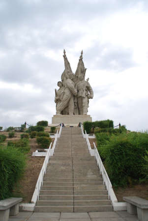 The memorial near Kalach on Don where Russian forces finally surround the German army in November 1942 during fighting on the Eastern Frontのeditorial素材