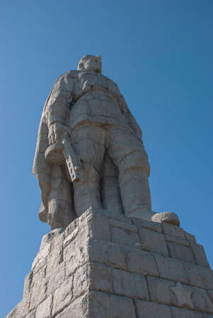 The statue of Vasil Levski in Plovdiv, Bulgariaのeditorial素材