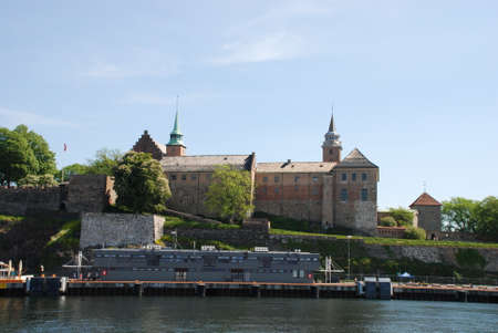 The medieval Akershus Fortress in Oslo, Norwayのeditorial素材