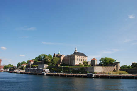 The medieval Akershus Fortress in Oslo, Norwayのeditorial素材