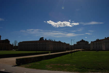 The Hunting Residence of Stupinigi near Turin in Italyのeditorial素材
