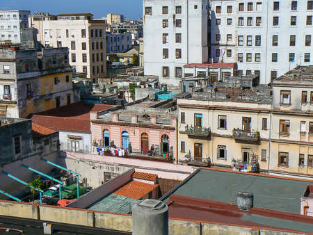 Rooftops of Old Havana, Cubaの写真素材
