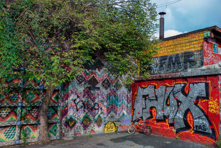 The autonomous social and cultural centre of Metelkova in Ljubljana in Slovenia