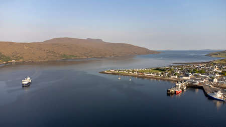 The seafront at Ullapool in the Western Highlands of Scotland, UKのeditorial素材