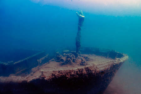The Palma Wrecks near the harbour at Palma de Mallorca, Spain