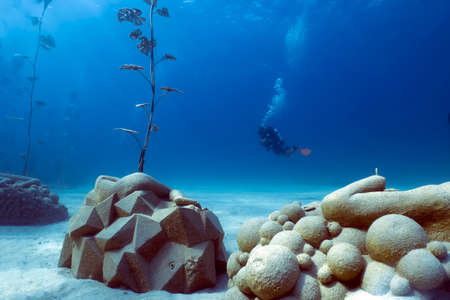 MUSAN - Museum of Underwater Sculpture in Ayia Napa, Cyprusのeditorial素材