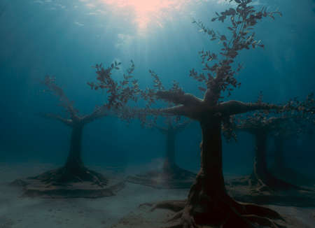 MUSAN - Museum of Underwater Sculpture in Ayia Napa, Cyprusのeditorial素材