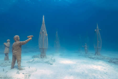MUSAN - Museum of Underwater Sculpture in Ayia Napa, Cyprusのeditorial素材