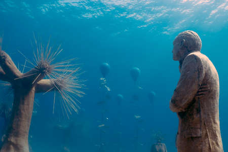 MUSAN - Museum of Underwater Sculpture in Ayia Napa, Cyprusのeditorial素材
